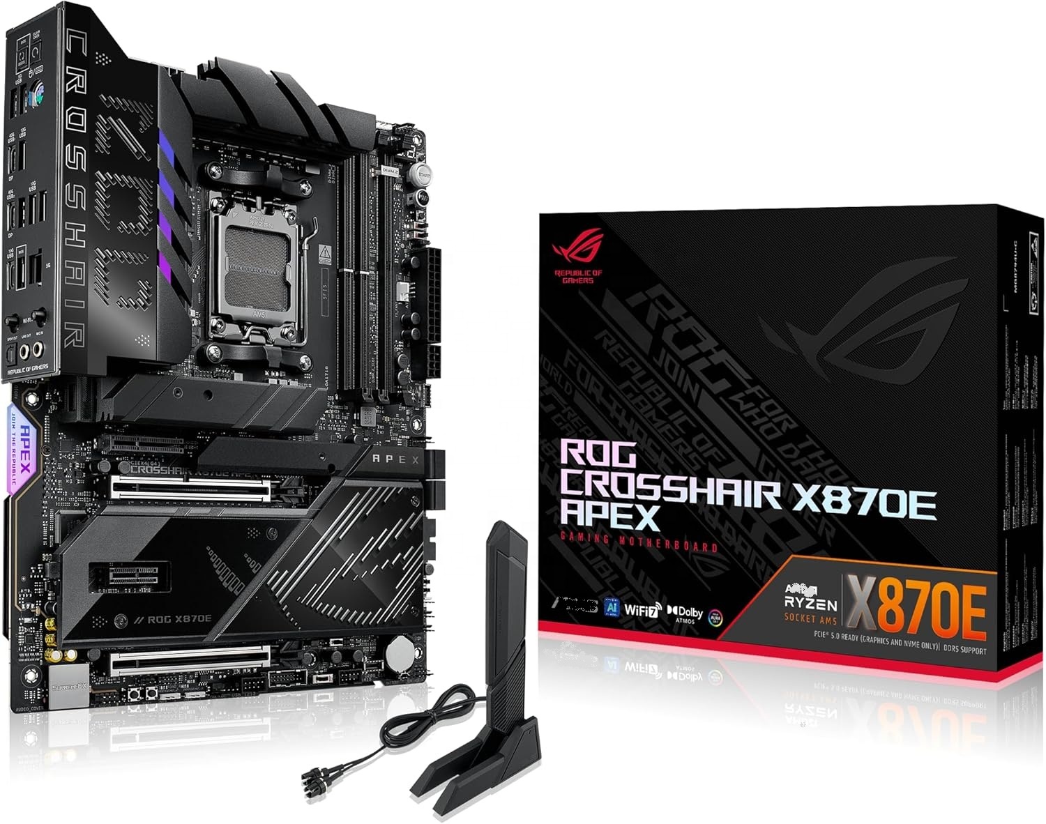 X870E Atx Motherboard - لوحة أم Rog Crosshair X870e Apex