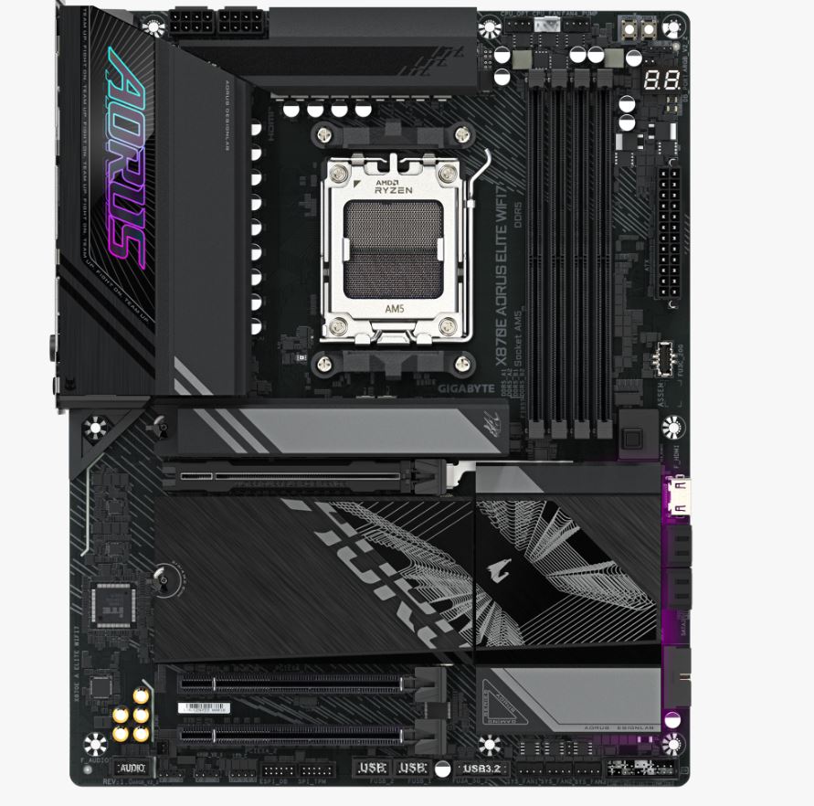 لوحة أم X870e Aorus Wifi7 الرا - مراجعة X870E Atx Motherboard وسعره